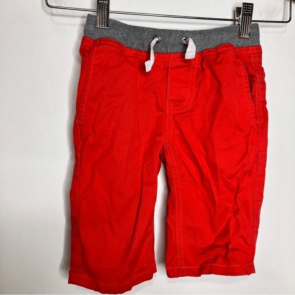 Hanna Andersson‎ red long pull on shorts size 4